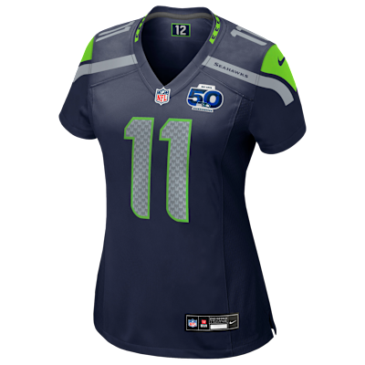 アイドル XG Seattle Seahawks uniform size L Men's Nike Grey Zabel College Navy Seattle Seahawks 2025 NFL
